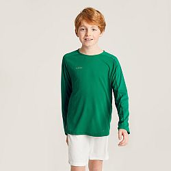 KIPSTA Detský futbalový dres s dlhým rukávom Viralto Club zelený 10-11 r (141-150 cm)