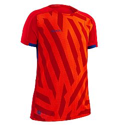 KIPSTA Detský futbalový dres Viralto Axton červeno-oranžový červená 4-5 r (103-112 cm)