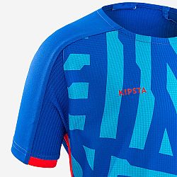 KIPSTA Detský futbalový dres Viralto Axton modro-tyrkysový modrá 10-11 r (141-150 cm)