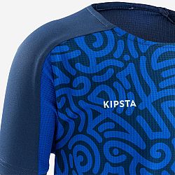 KIPSTA Detský futbalový dres Viralto Letters modrý 12-13 r (151-160 cm)