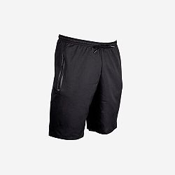 KIPSTA Futbalové šortky s vreckami na zips VIRALTO ZIP čierne S