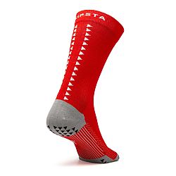 KIPSTA Krátke protišmykové futbalové ponožky VIRALTO II MiD červené 43-44