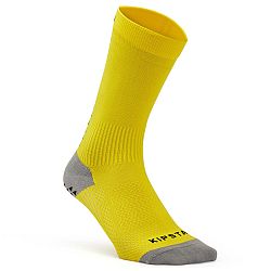 KIPSTA Krátke protišmykové futbalové ponožky VIRALTO II MiD žlté žltá 41-42