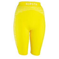 KIPSTA Spodné termošortky na futbal Keepdry 500 žlté žltá 2XL