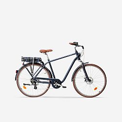 Mestský elektrický bicykel Elops 900 s vysokým rámom námornícky modrý SM