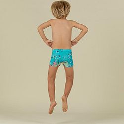 NABAIJI Detské boxerkové plavky Aquamarine svetlomodré tyrkysová 2-3 r (89-95 cm)