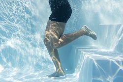 NABAIJI Obuv na cvičenie vo vode kaki khaki 36