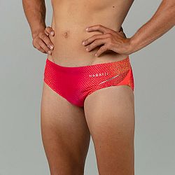 NABAIJI Pánske slipové plavky Slip 900 oranžovo-červené XL