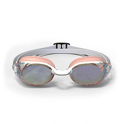 NABAIJI Plavecké okuliare BFit zrkadlové sklá jednotná veľkosť bielo-ružové biela