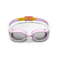 NABAIJI Plavecké okuliare Soft 100 číre sklá veľkosť S ružové fialová S