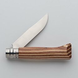 OPINEL Nôž z nehrdzavejúcej ocele č. 8 preglejková breza hnedý