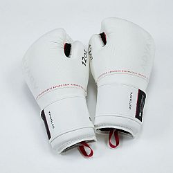 OUTSHOCK Ergonomické boxerské rukavice 120 biele 10 oz