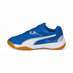 PUMA Detská obuv na hádzanú Solarflash modro-biela modrá 36