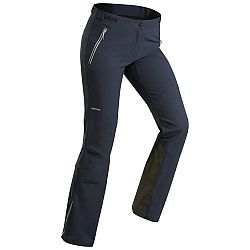 QUECHUA Dámske nohavice na zimnú turistiku SH900 hrejivé vodoodpudivé modrá S (W28 L31)