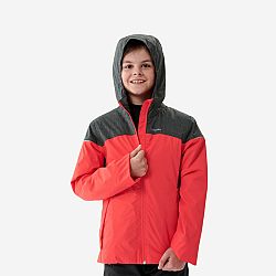 QUECHUA Detská zimná bunda SH100 X-Warm do -3 °C hrejivá a nepremokavá 7-15 rokov ružová 12-13 r 149-159 cm