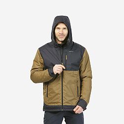 QUECHUA Pánska nepremokavá zimná bunda na turistiku SH500 do -10 °C čierna M