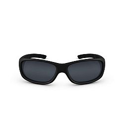 QUECHUA Turistické slnečné okuliare MH T100 pre deti od 6 do 10 rokov kategória 3 čierne