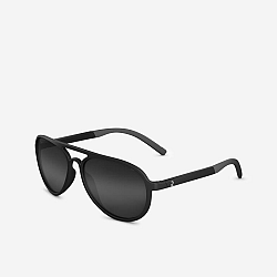 QUECHUA Turistické slnečné okuliare MH120A kategória 3 čierne šedá