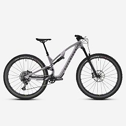 ROCKRIDER Horský bicykel All Mountain FEEL 900 S s karbónovým rámom fialová L (175-184 cm)