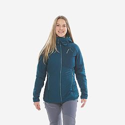 SIMOND Dámska horolezecká bunda Alpinism zo syntetickej vaty tmavozelená tyrkysová XS