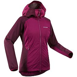 SIMOND Dámska horolezecká softshellová bunda tmavobordová fialová XL