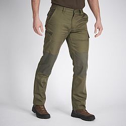 SOLOGNAC Odolné kapsáčové nohavice Steppe 300 dvojfarebné khaki 2XL