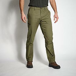 SOLOGNAC Pánske nohavice Steppe 100 regular zelené khaki L