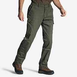 SOLOGNAC Pánske nohavice Steppe 300 regular zelené zelená XL