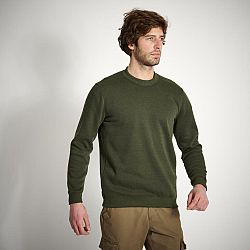 SOLOGNAC Poľovnícky sveter zelený 100 khaki 2XL