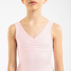 STAREVER Dievčenský baletný trikot 500 ružový ružová 4-5 r (103-112 cm)