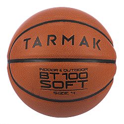 TARMAK Basketbalová lopta BT100 veľkosť 4, pre deti do 6 rokov oranžová oranžová