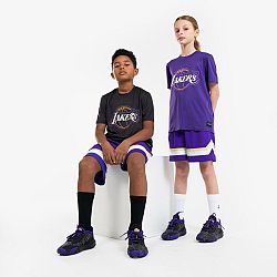 TARMAK Detská basketbalová nízka obuv Fast 900 NBA Lakers čierna 36