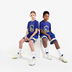 TARMAK Detská basketbalová obuv nízka Fast 900 NBA Warriors biela 34