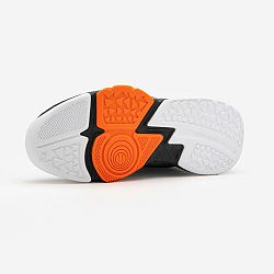 TARMAK Detská vysoká basketbalová obuv SS500 čierna-oranžová čierna 37