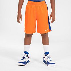 TARMAK Detské basketbalové šortky SH500 oranžové oranžová 8-9 r (131-140 cm)