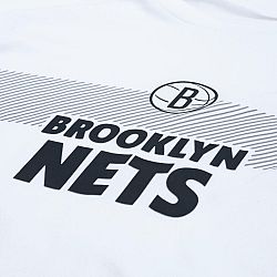 TARMAK Pánske spodné tričko NBA Nets s dlhým rukávom biele 2XL