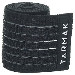 TARMAK Spevňujúca elastická páska 6 cm × 0,9 m na opätovné použitie čierna