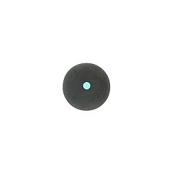 URBALL Gumená loptička (pelota) Pala GPB 100 čierna so zelenou bodkou čierna