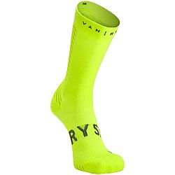 VAN RYSEL Cyklistické zimné ponožky 900 žltá 43-46