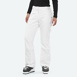 WEDZE Dámske hrejivé lyžiarske nohavice 580 biele XL
