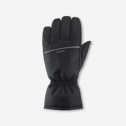 WEDZE Lyžiarske rukavice 100 čierne XL