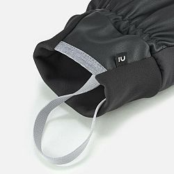 WEDZE Lyžiarske rukavice 100 Light sivo-čierne šedá 2XL