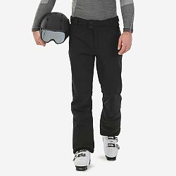 WEDZE Pánske lyžiarske softshellové nohavice 500 čierne M