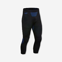 WEDZE Pánske lyžiarske spodné nohavice 580 I-Soft čierno-modré čierna 2XL